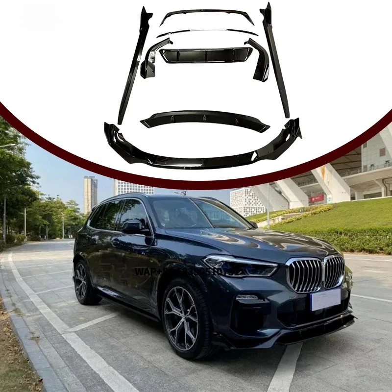 

G05 Body Kits Carbon Fiber Front Lip Diffuser Splitters Side Skirts Spoiler Wings for X5 G05 Warrior Style Auto Parts