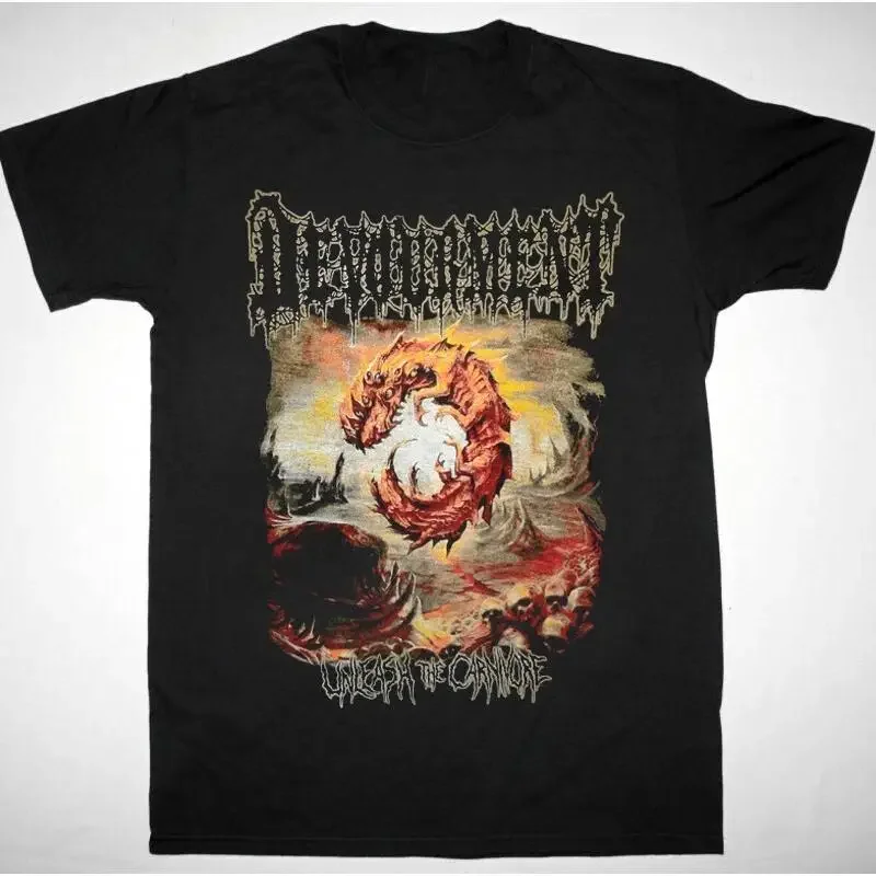 Devourment Music For Lovers Black T Shirt Cotton Full Size AM514