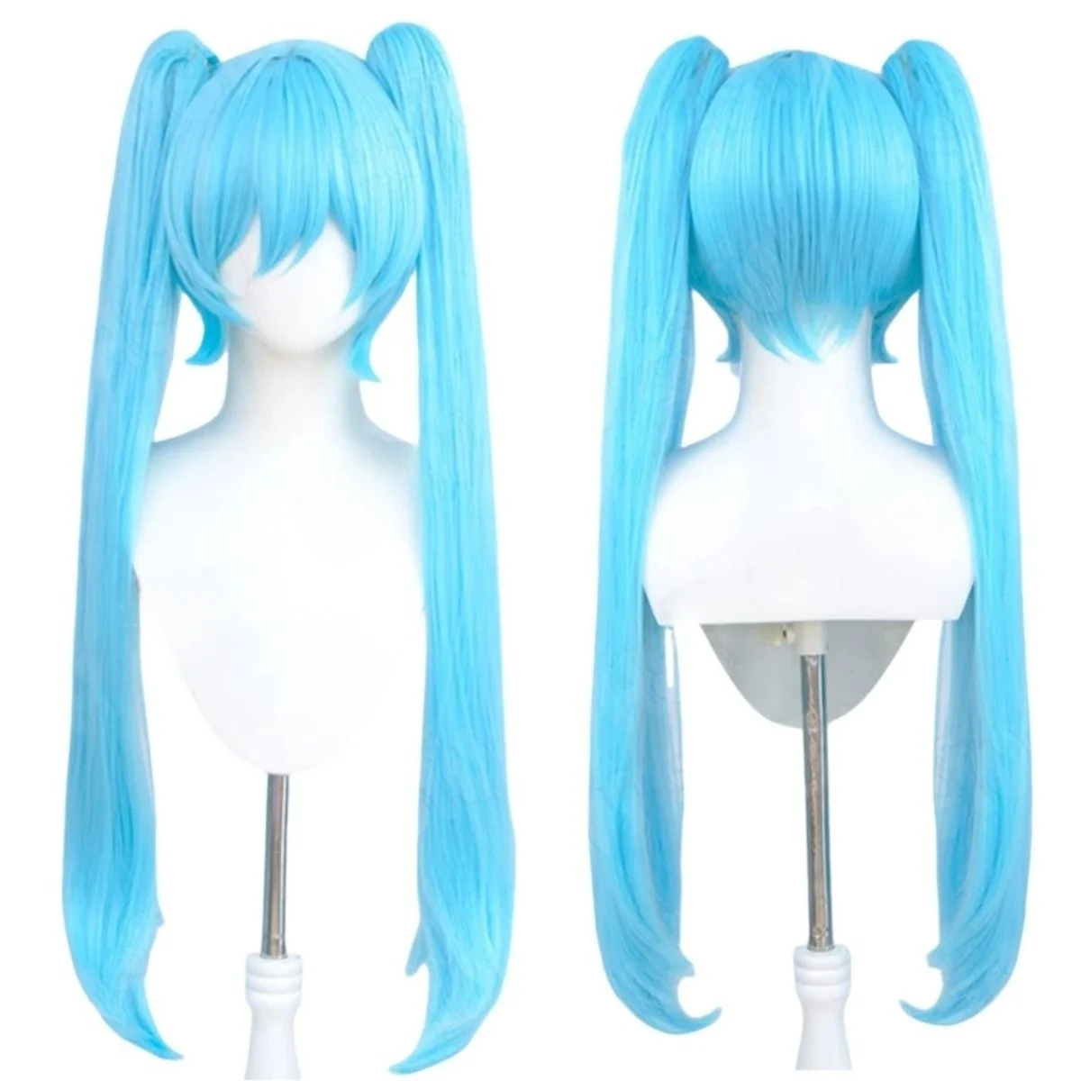 vocaloid-ミクヘビーサウンドコスプレウィッグユニバーサル催眠クランプタイガーマウスダブルテールコスプレアクセサリーアニメヘアエクステンション