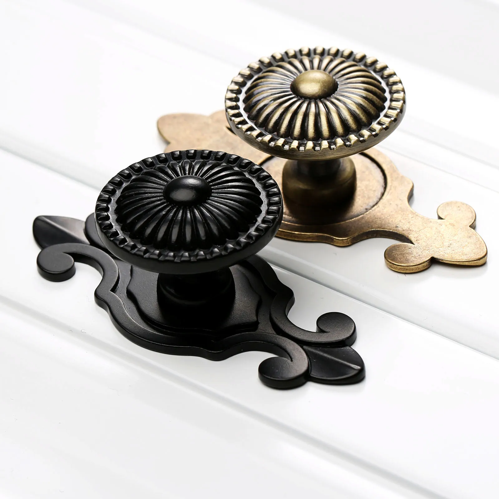 1PC European Stylish Drawer Pull For Drawer Wardrobe Cabinet Drawer Furnishing With Mounting Screw Furniture Hardware Zinc Alloy