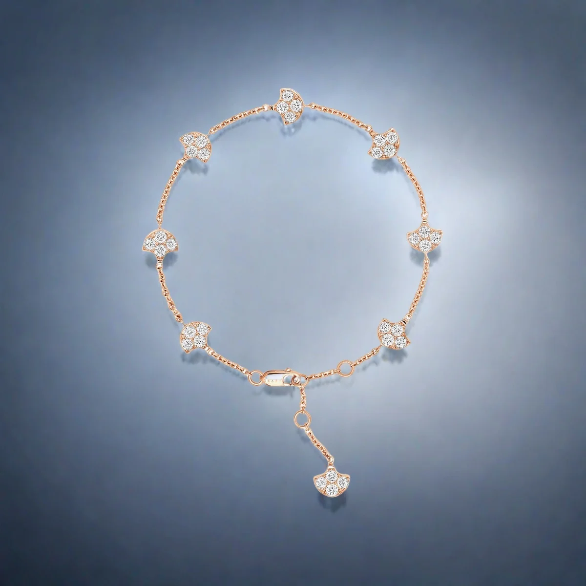

Moonlight Kiss Simple Fan shaped Bracelet s925 Shining Milky Way Romantic Light Luxury Premium Fairy Bracelet