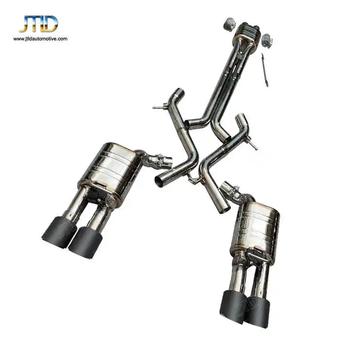 Prestaties 304SS Rvs Turbo Catback Uitlaat Voor Porsche Panamera 3.6 4.8 970.1 2014-2016 3.0L