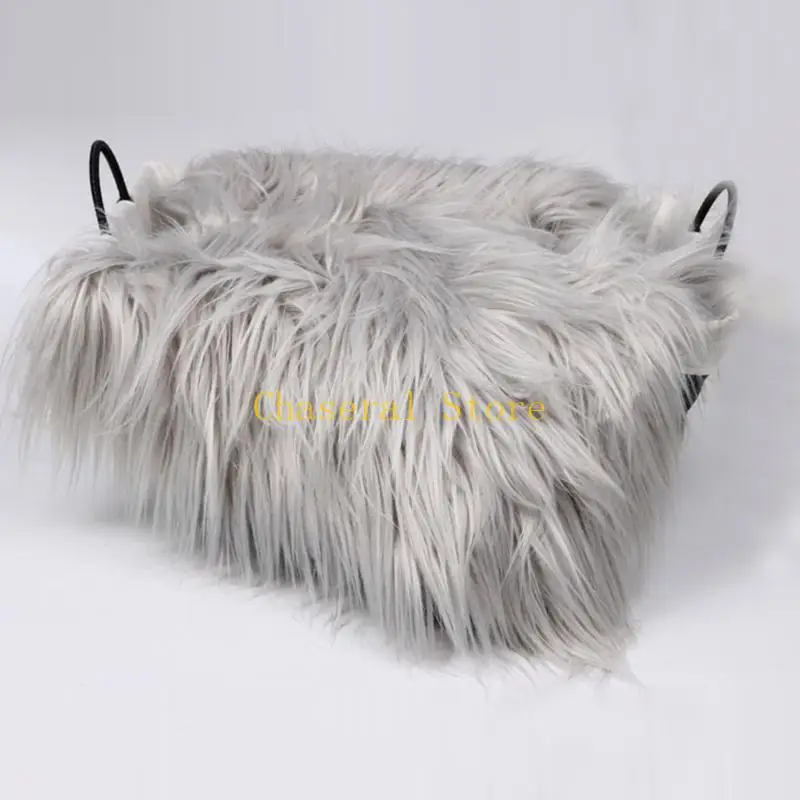 

E7CE длинношерстный коврик плюшевое одеяло для детских фотосессий ковер для фотографий новорожденных