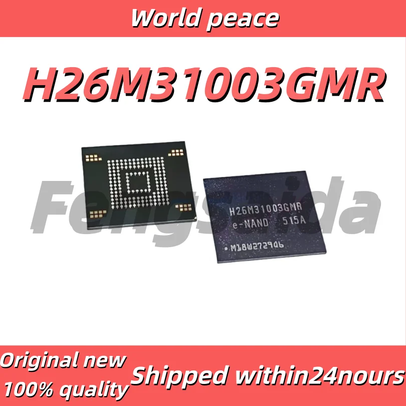 (1-10pcs)H26M31003GMR Font Library EMMC Memory Chip Brand New Original BGA Package