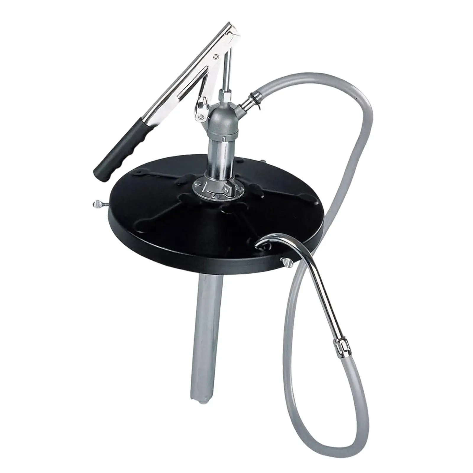 

Lever Action Bucket Pump Hand Operated Professional Non Slip Handle Grease Pump for DIY Repair Shops Garages Heavy Oil