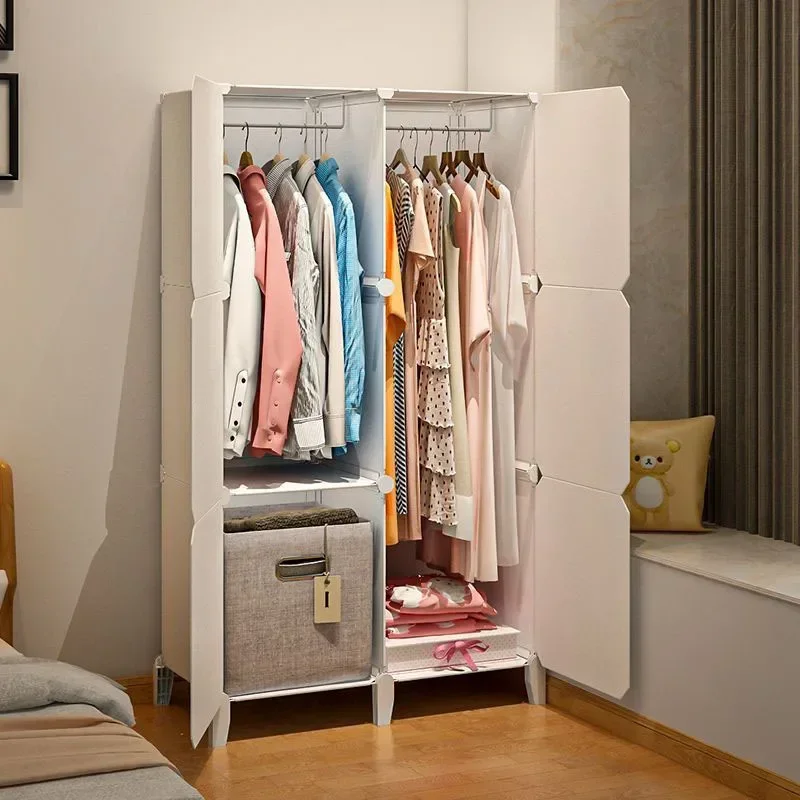 Modular Drawers Wardrobe Mirror Cabinets Storage Organizer Wardrobe Partitions Display Makeup Jewelry Plastic Armario Furniture