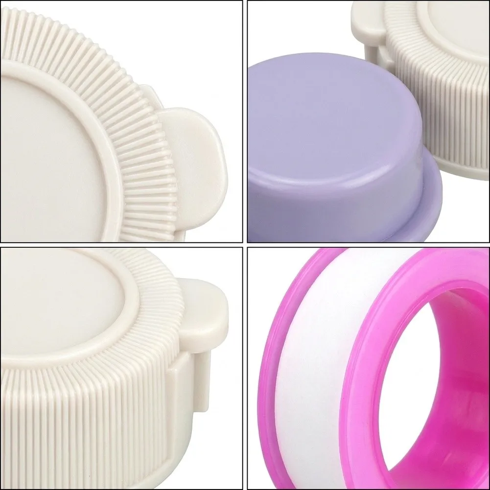 5PCS Pool Drain Cover Set with Valve Stoppers Plastic 3.3 x 1.5 cm White Drain Protection for Pool Drainage Systems