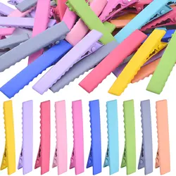 20pcs Metal Hair Alligator Clips 20mm/25mm/60mm Color Barrettes for DIY Jewelry Hair Style Tools Accessories