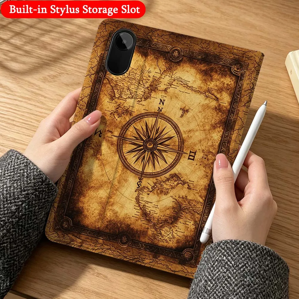 

Purple Carpet Compass Case For Xiaomi Poco Redmi K Pad 5 6 7 7S 8 Mini SE Pro 11 12.1 12.5 11.2 14 8.8 inch Foldable Tablet