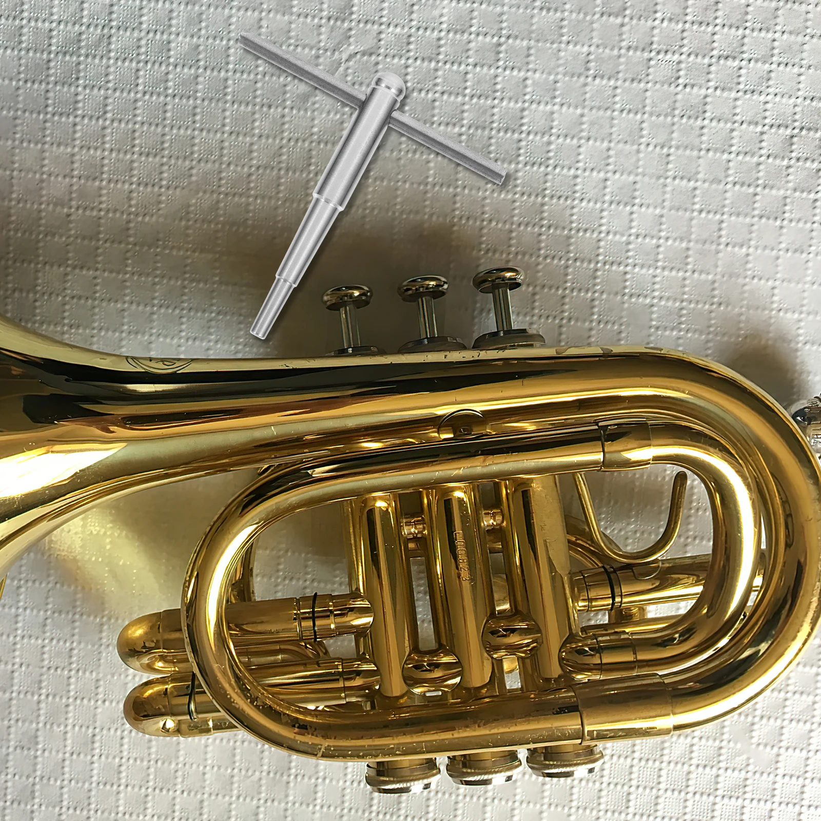 

Trumpet Mouthpiece Repair Tool 1.3CM for Wind Instruments French Horn Trombone Truing Music Student Accessory Metal Parts