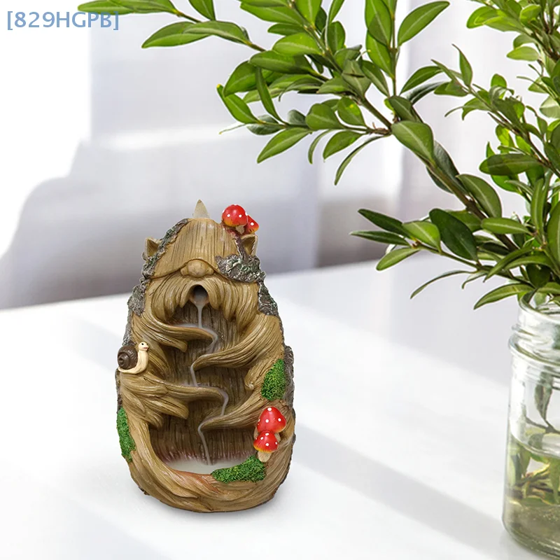 【HGPB】Tree Elf Fragrance Waterfall Reverse Flow Aromatherapy Effect Unique Landscape Home Decoration Ornaments Gift