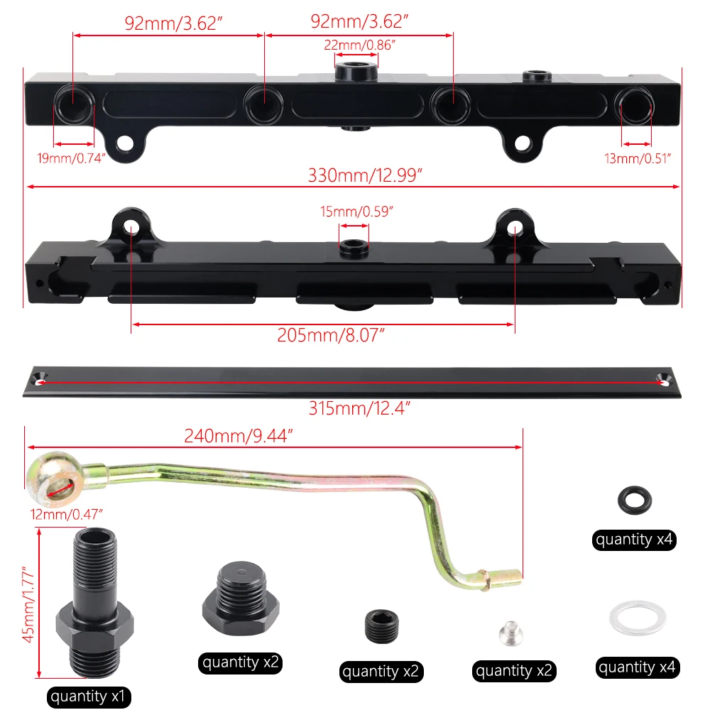 K Series Tucked K Swap Fuel Line System Kit K20 K24 DC2 EG EK Civic Integra AN6 racing