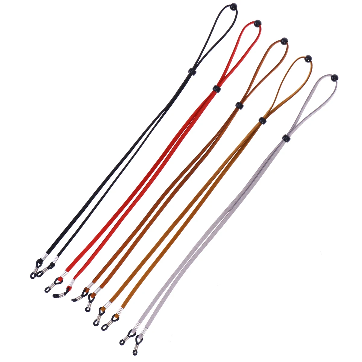

5pcs Non-slip Glasses Rope Eyewear Retainer Sunglasses Landyard Strap Kids Anti-slip Loops Metal Coils Fits Most Glasses Frames