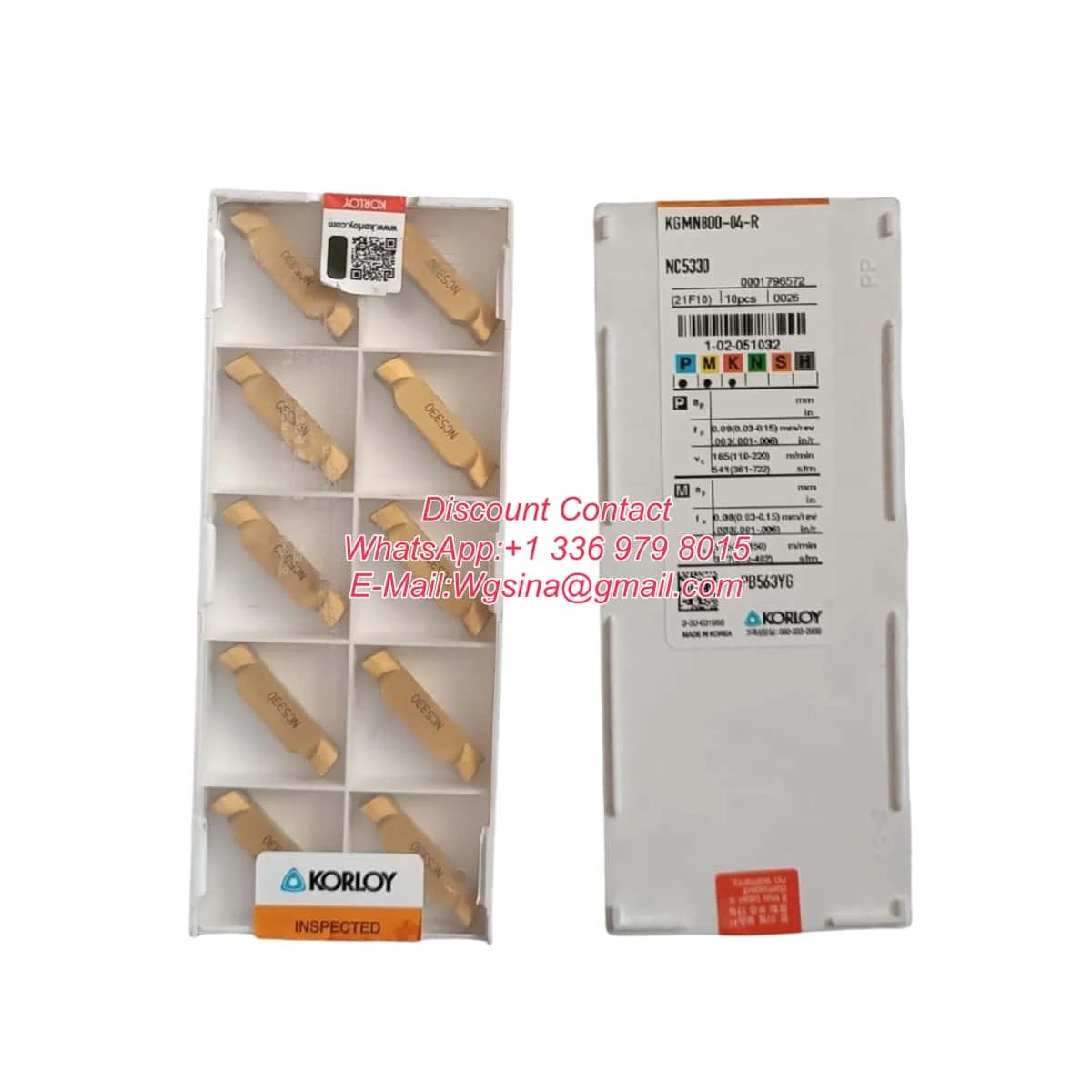 

100% оригинальная фрезерная пластина KGMN KGMN600 KGMN600-08-T NC6315