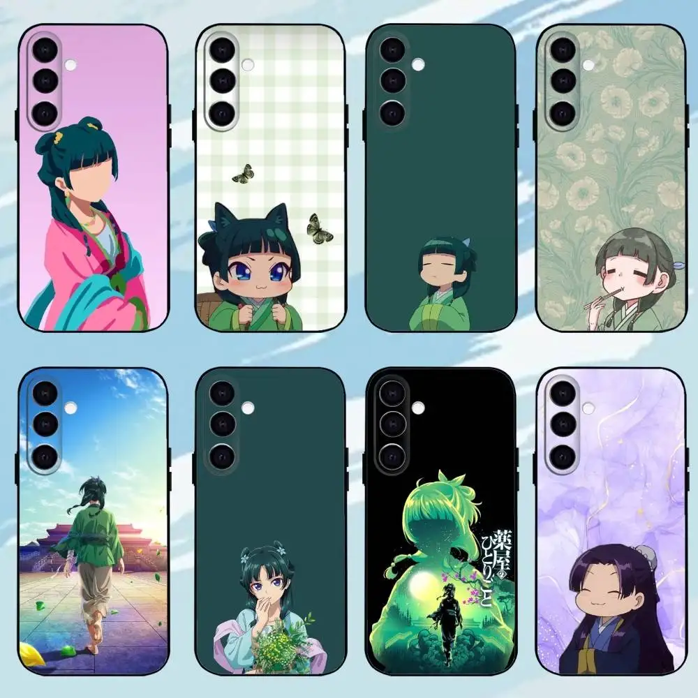 

Anime A-Apothecary Diaries Phone Case For Samsung Galaxy A73,A72,A71,A70,A53,A52,A51,Others Soft Black Shell ll