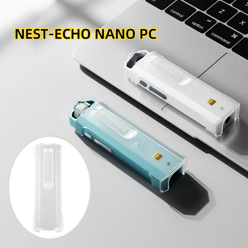 FiiO Snowsky NEST-ECHO NANO ECHO NANO MP3 음악 플레이어용 백 클립 쉘 무광택 질감 투명 PC 소재