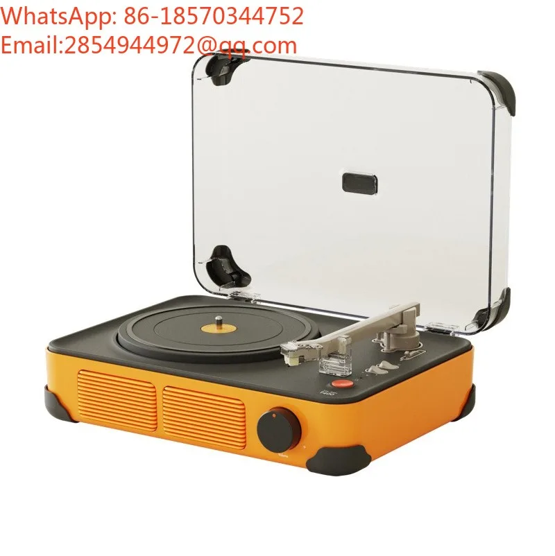 T400 Modern Vinyl Record Player New Portable Hanging Retro Record Player