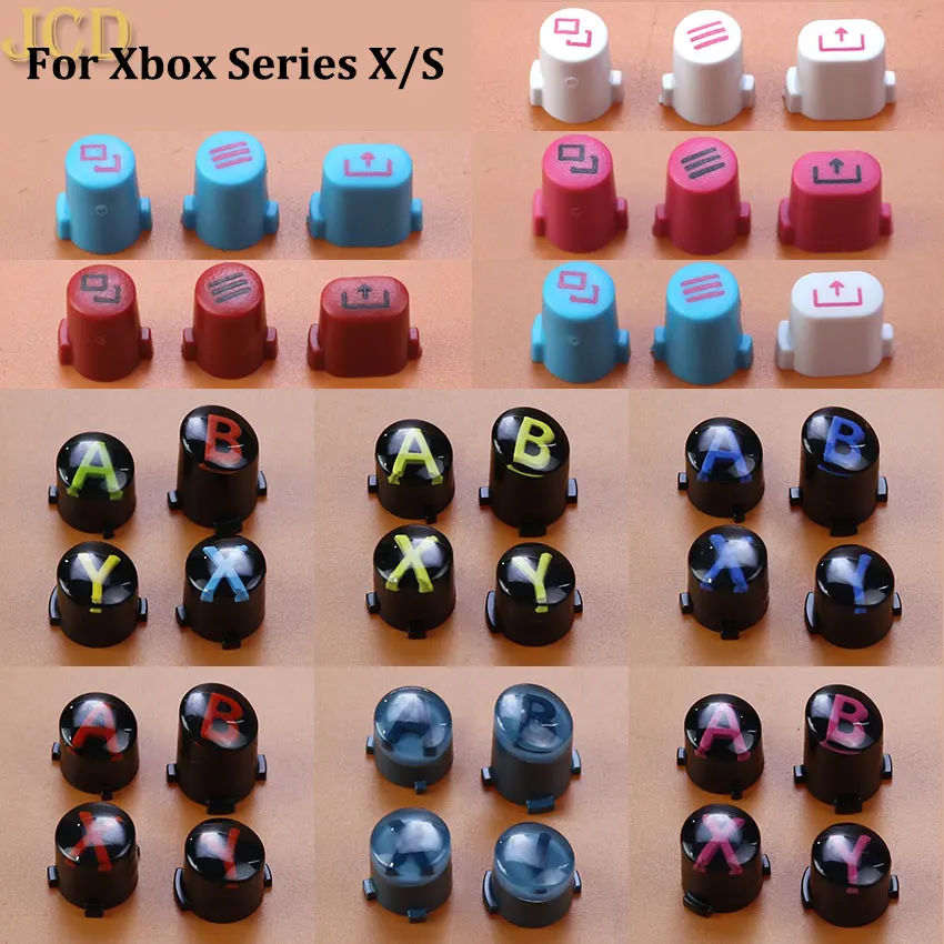 

JCD Replacement ABXY View Menu Share Buttons Mod Kit Function Key For XBox Series X S Controller Repair Parts