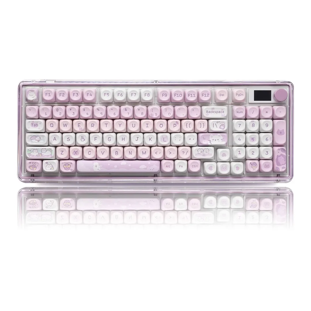 

MOA keycap cat pbt material hot sublimation process suitable for mechanical keyboard 132 keys