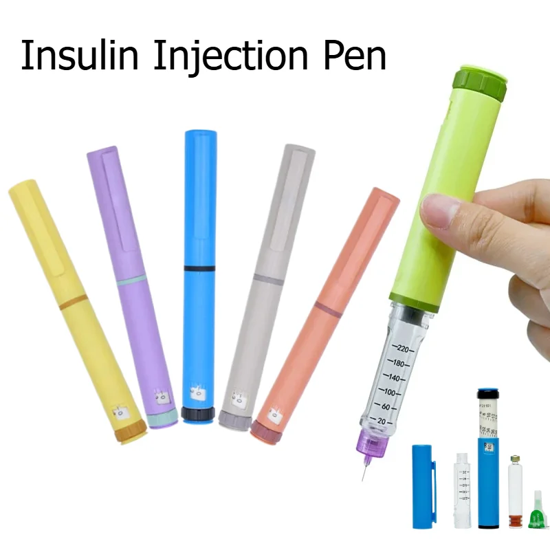 60IU Reusable Injection Pen Peptide Pen Magic Pen Tattoo Pen for 3ml Cartridge Empty Slimming Injection Pen