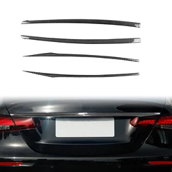 Carbon Fiber Trunk Decorative Strip Car Interior Accessories For Mercedes Benz E Class W213 2016-2022