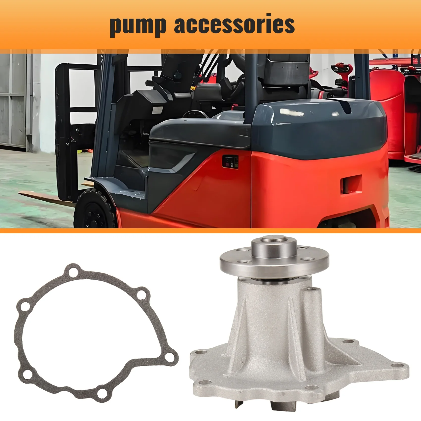 

16110-78206-71 Forklift Engine Water Pump For Toyota 7FD 8FD 1DZ 2Z Diesel Forklift Engine 161107820671