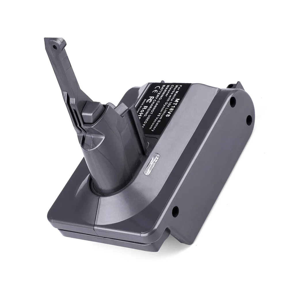 For V6/V7/V8 Battery Converter Li-ion Battery Accessories Adapter Cleaner Replacement Safe Tool 8000mAh  For V6/V7/V8