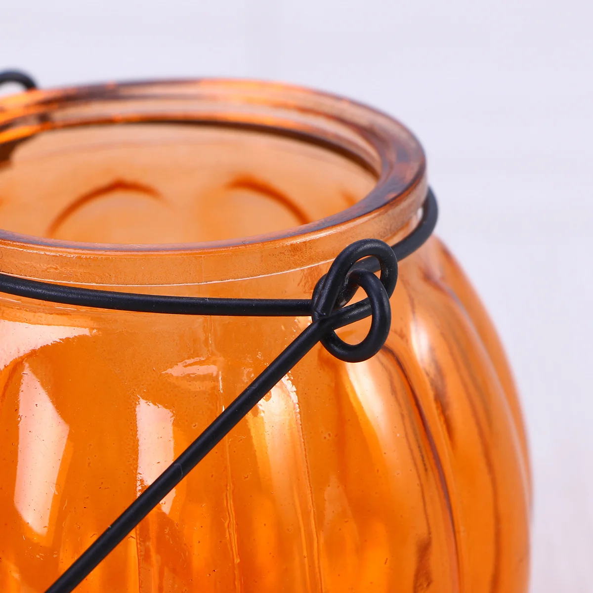 

Vintage Crystal Pumpkin Holder Clear Glass Tealight Size for Wedding Banquet Proposal Party Decor Tealight Holders