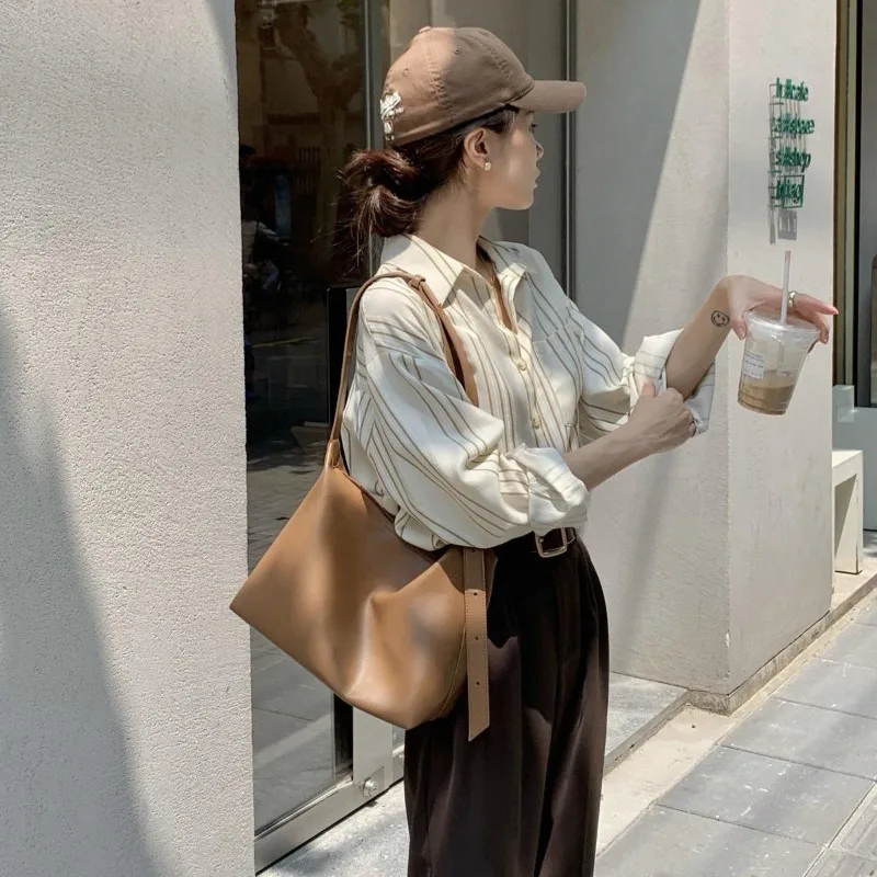 

Women's Shirt and Blouse with Print Casual Youth Clothing Sales Elegant 2025 Vintage Trend Youthful Pretty Striped Female Tops