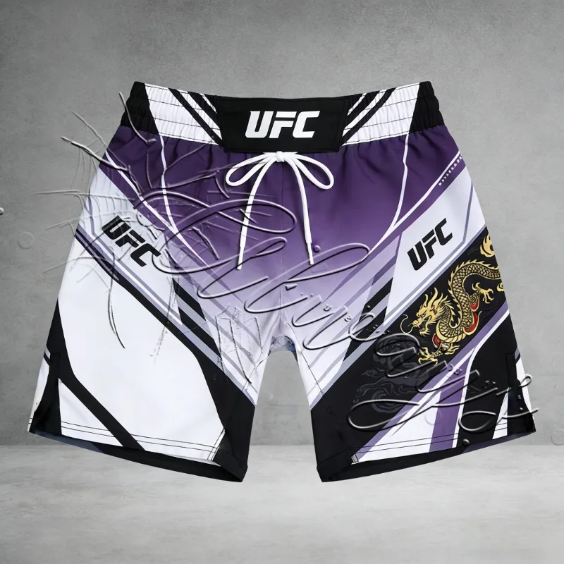 

2026 Special Edition UFC MMA Enthusiast Training Speed Dry Boxing Shorts Men's Fighting Fitness Slow Running Breathable Shorts