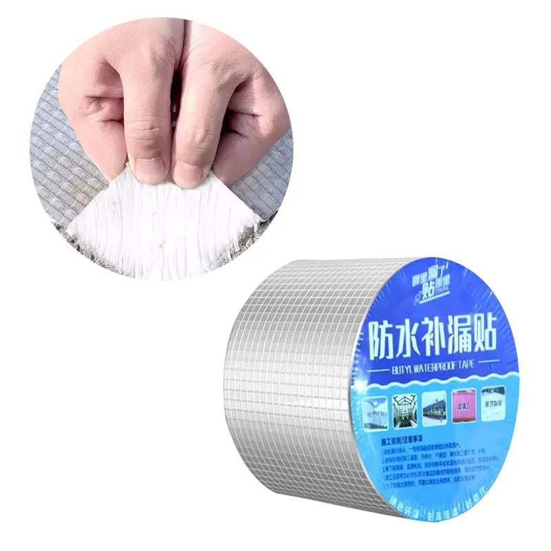 Taśma butylowa wodoodporna mocna uszczelniająca przeciekania uszczelniająca pęknięcia membrana wodoodporna ochrona przed deszczem naprawa przecieków dachu naprawa szwów metalowego dachu