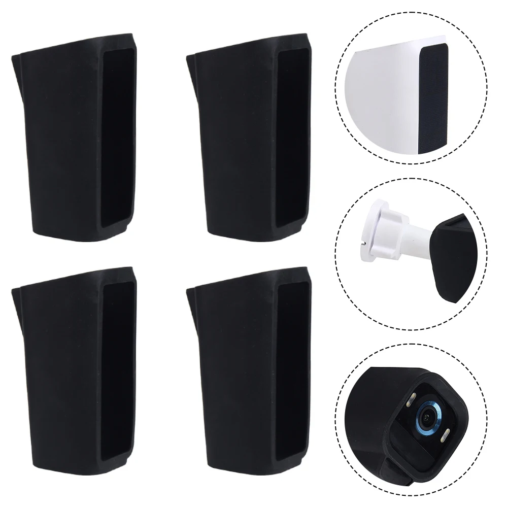 Silicone Cover For EufyCam S3 Pro Black Waterproof Anti-scratch Security Camera Protective Shell Case Easy Installation