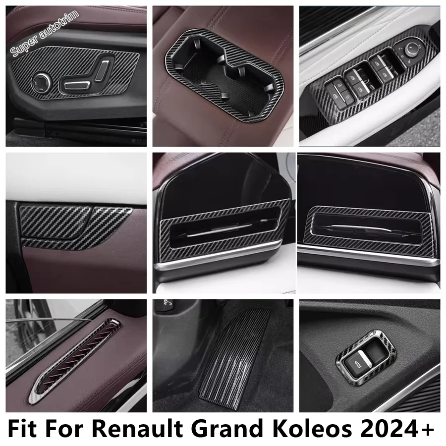 

Rest Pedal Panel / Water Cup / Glove Box / Door Air AC Vent Cover Trim Accessories Interior For Renault Grand Koleos 2024 2025