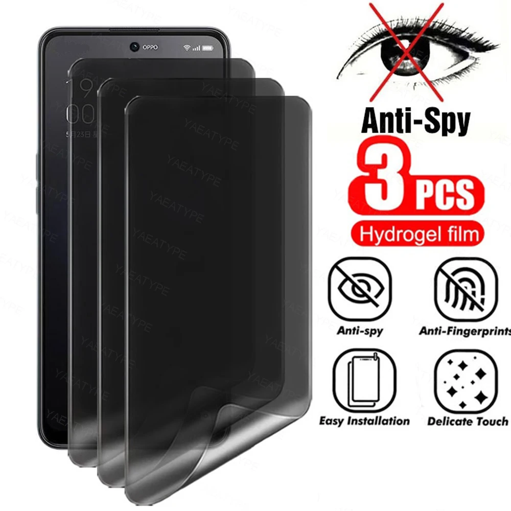 

3Pcs Privacy Hydrogel Film For Samsung Galaxy A15 A16 A56 A36 A17 A14 A25 A24 A55 A53 A52 A57 A37 A34 A35 Screen Protector