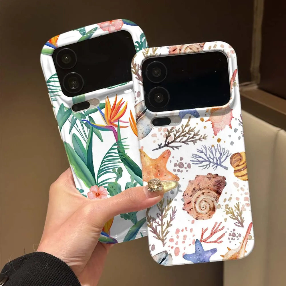 

Starfish Art Pattern Cover For Xiaomi 17 15 14 14T 13 12T 11 11i 11X Pro Max Lite NE 5G Feilin Wave Oil Shell