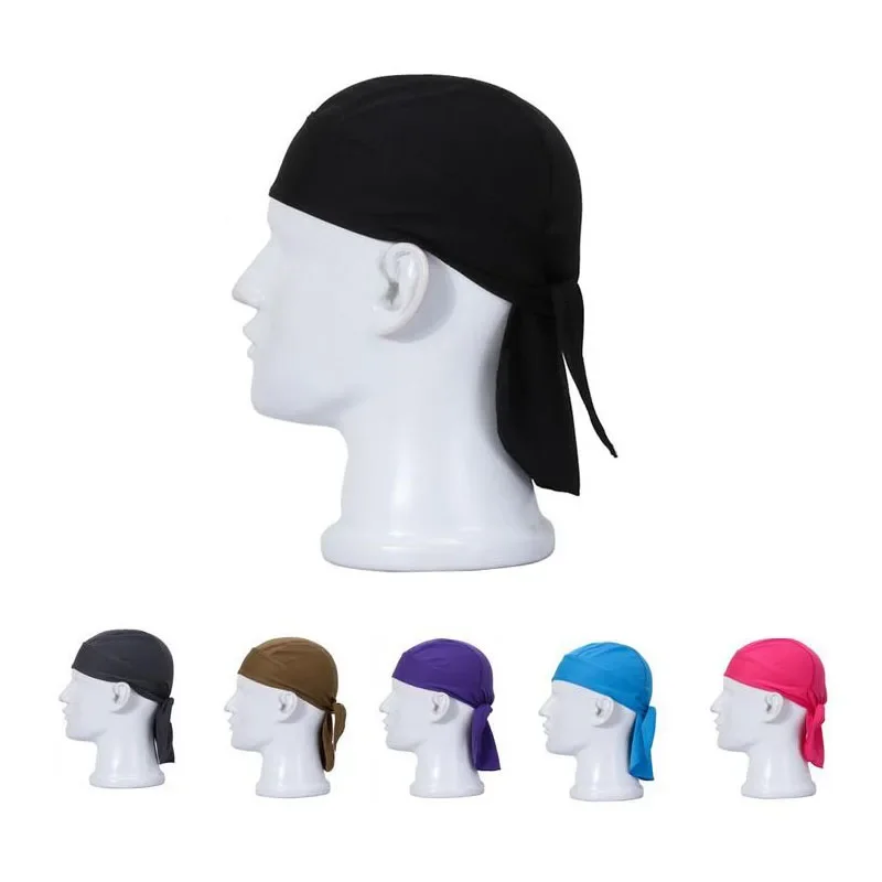 Unisex Outdoor Cycling Pirates Hat Cap Quick Dry Sunscreen Headkerchief Bicycle Tiding Breathable Sun Protection Headpiece