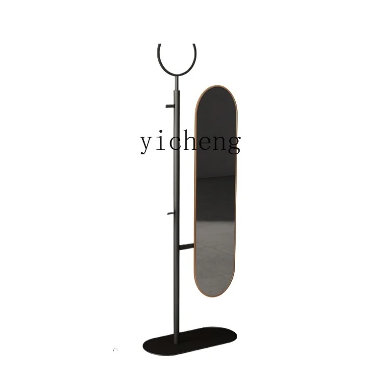 

ZF Living Room Entrance Bedroom Full-Length Mirror Coat Rack Household Hangers