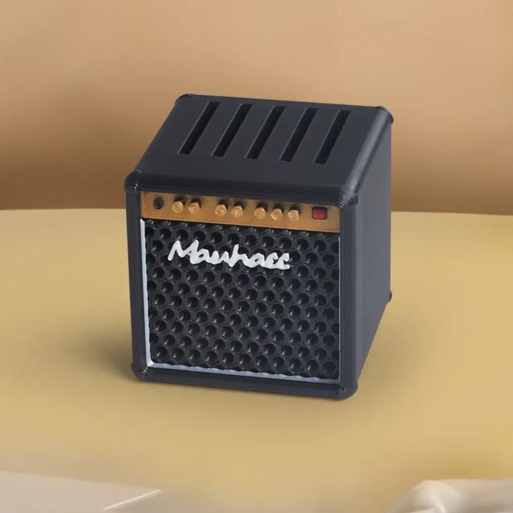 Portable Guitar Pick Holder 3D Printed Amp Speaker Guitar Pick Holder Box Organizer  for Picks Storage and Display