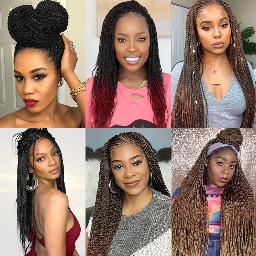 Senegalese Twist Gehaakt Haar Voor Zwarte Vrouwen 18 Inch Lang Synthetisch Pre Twisted Twist Gehaakt Haar 20 Strengen/Pack