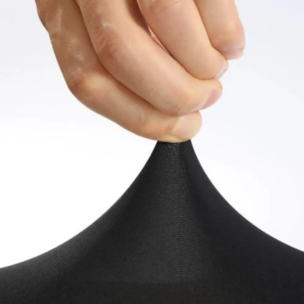Mangas finas de seda helada para hombre, dos dedos con expuesto, transpirables, cubiertas de brazo largo de verano, antideslizantes, absorción del sudor