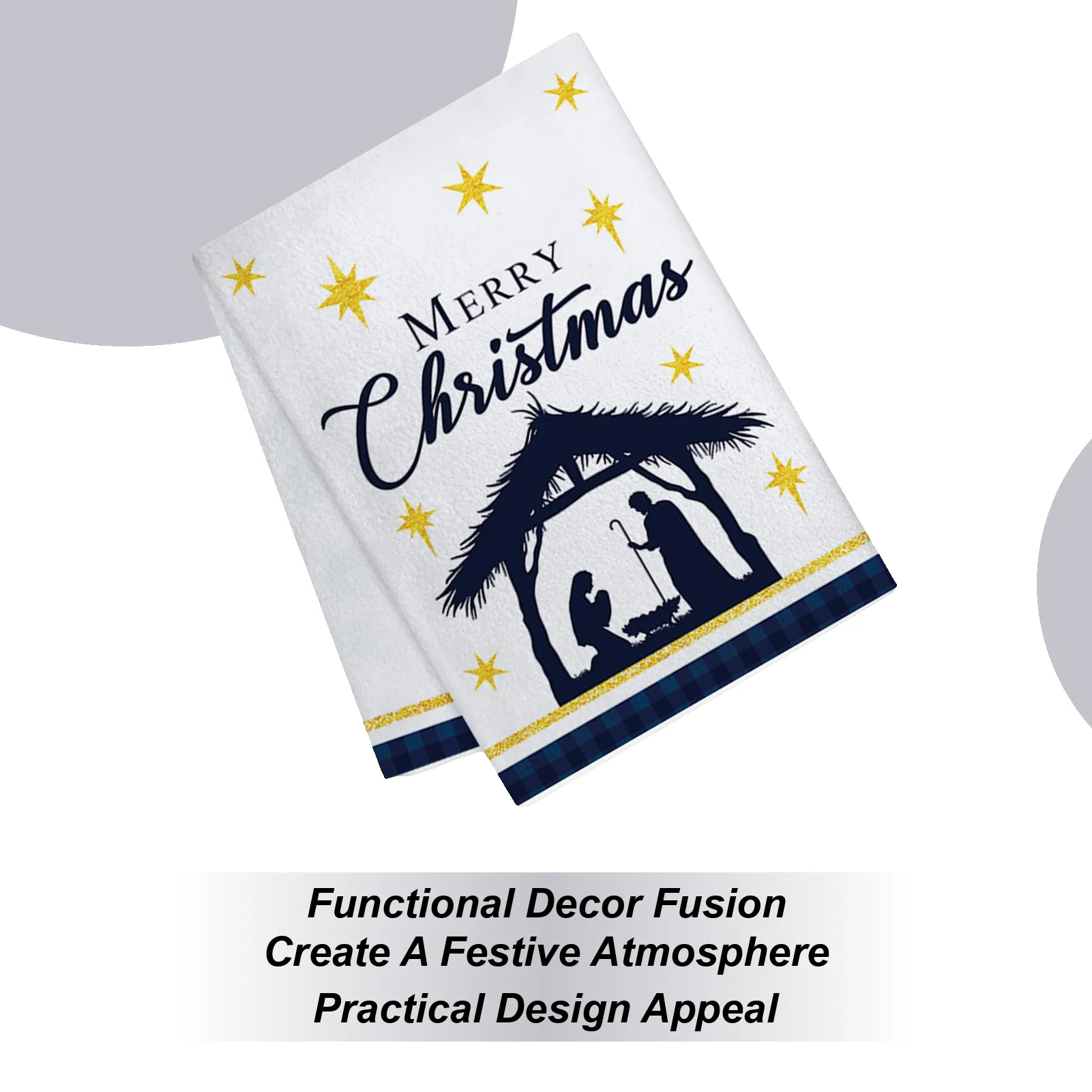 

Рождественские полотенца для рук для ванной комнаты, праздничные мягкие рождественские сухие полотенца для рук, удобное полотенце для дома, семейного фестиваля, ежедневное украшение