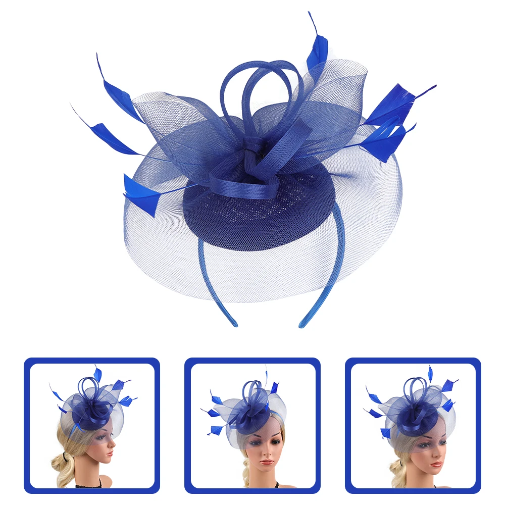 

Повязка на голову с цветком, шелковая марля, легкие женские шапки, чаепитие, свадьба, банкет, чародей, повязка на голову, прочный дизайн