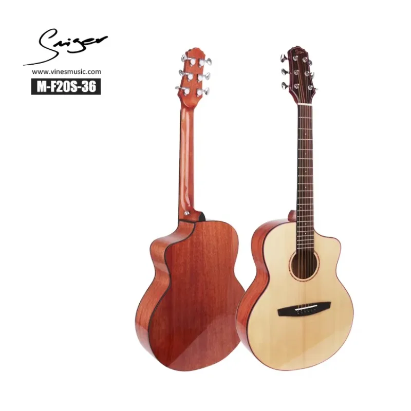 M-F20S-36 for Chinese Travel Acoustic Electric Guitar with Mahogany Back/Sides Solid Spruce Top-Wholesale