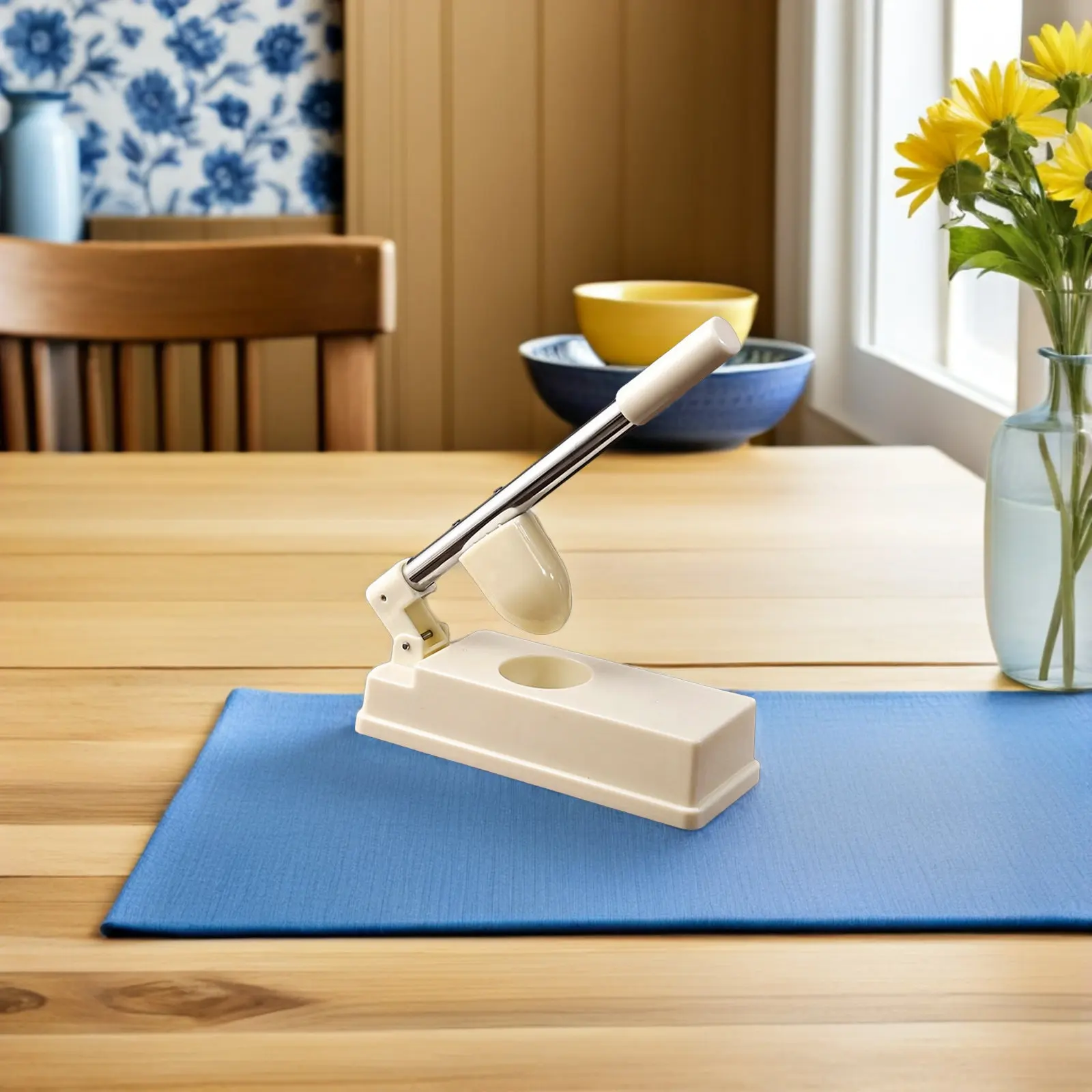 Prensa manual de moldeado para masa de Qingming Fruit Green, para envolturas de dumplings, rollitos primavera, pastelitos de luna de piel de nieve y tortillas