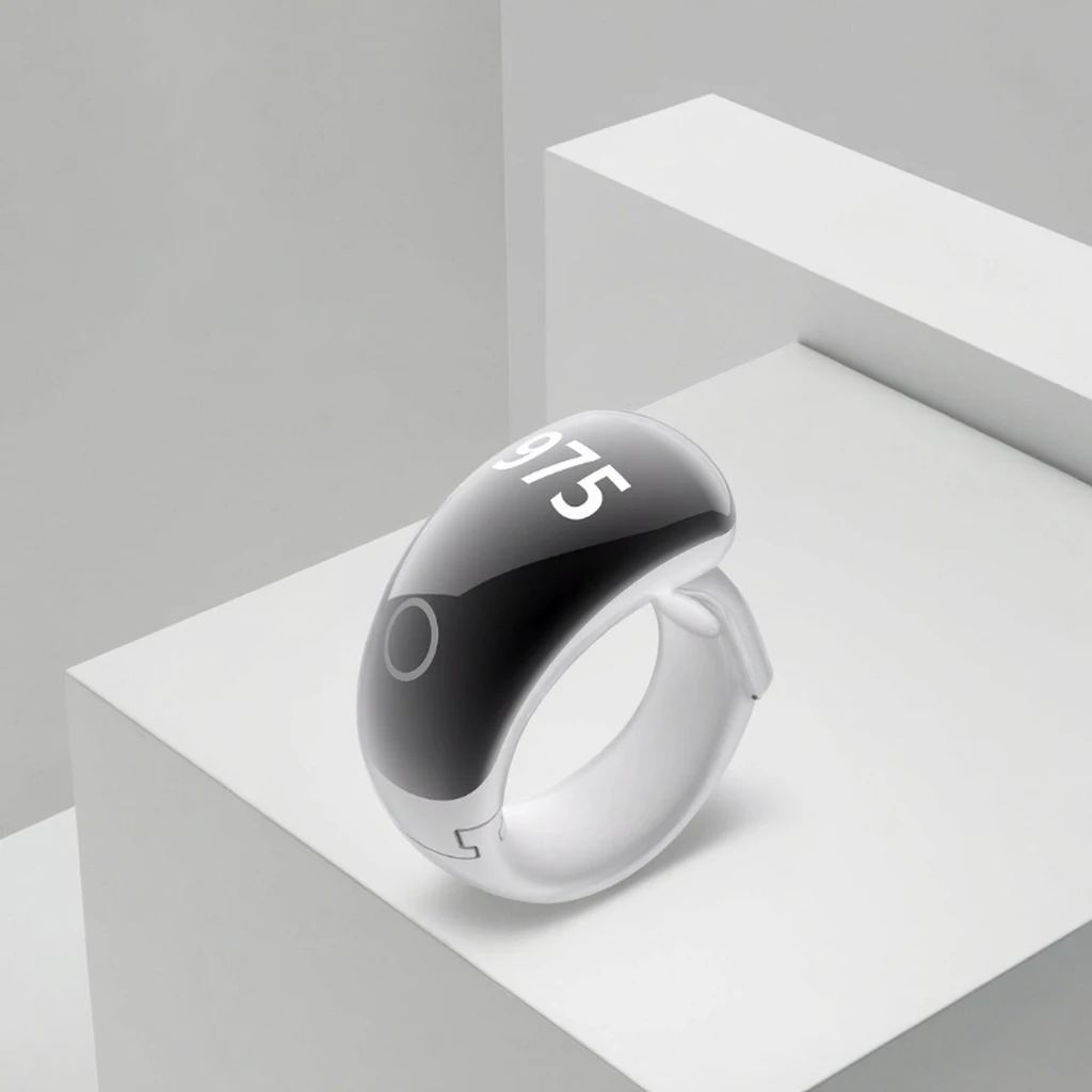 أفضل بائع Zikr Ring Smart لتطبيق Bluetooth، بوصلة النوم، حافظة من الراتنج الفولاذي، جهاز التحكم عن بعد، NFC WiFi، ميزات للأوسط #2