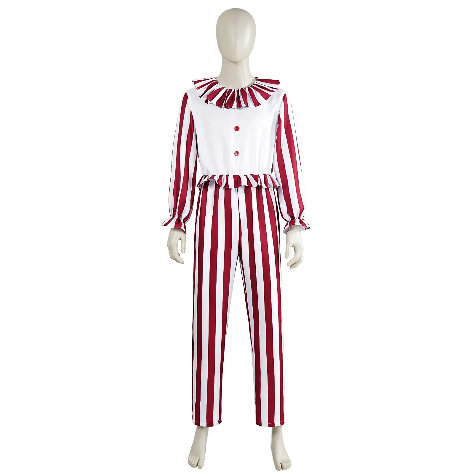 Cosplay Costume Of A Clown In A Wheat Field European And American Horror Halloween Role-playing Stage Performance Costume