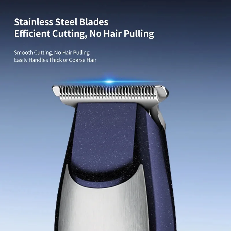 Kemei 5021 Professional T Blade Barber Trimmer Men Zero Gap Cordless Hair Beard Clipper Edger Liner Finish Hair Cutting Machine