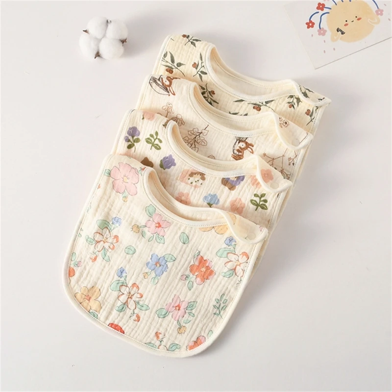 

Baby Bibs Supplies Six layer cotton Shaped Fruit Bib Water Towel Baby Cotton Bib Water Uptake Cotton Bib for Children Gift