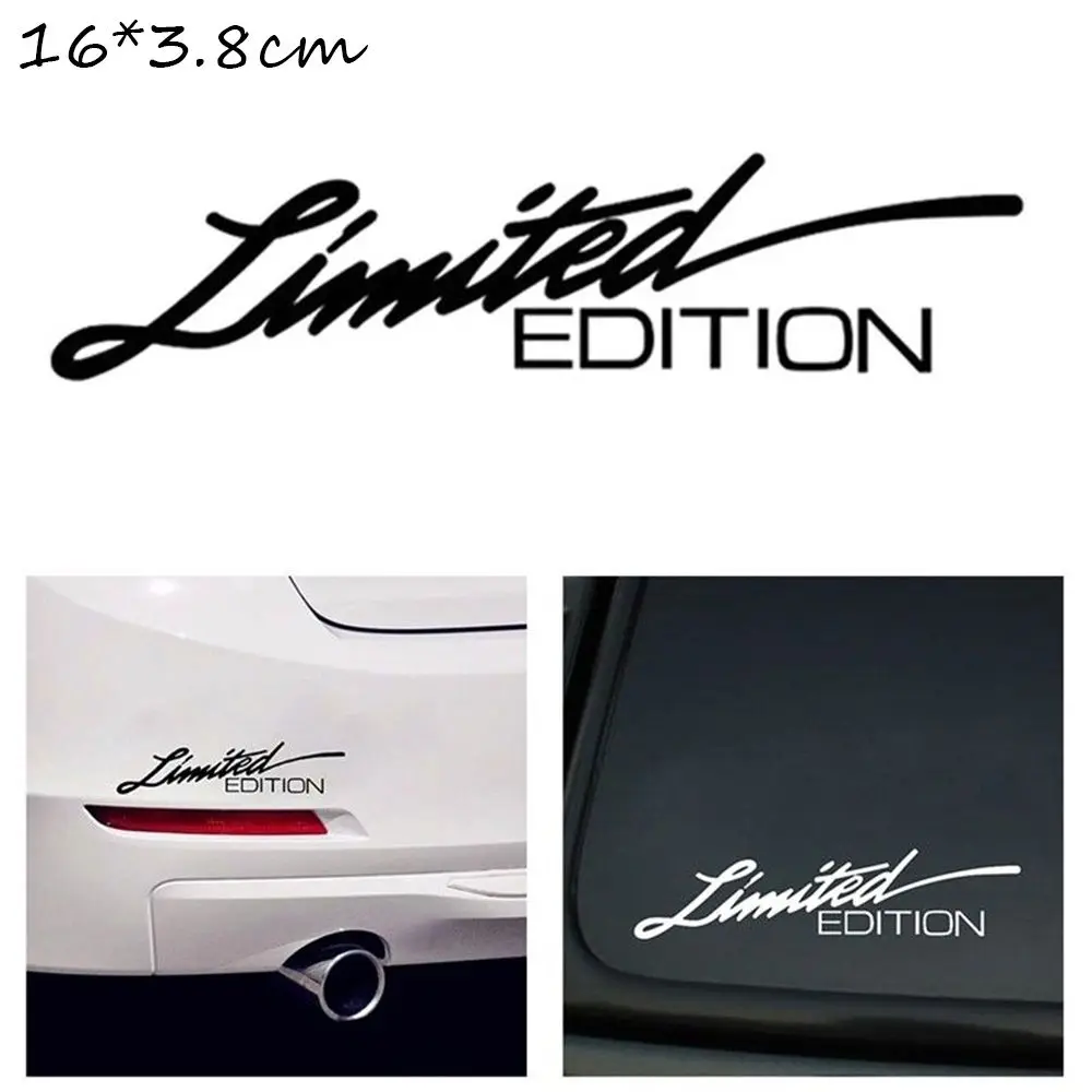 16*3.8cm Hot Letter Creative  Window Vinyl  Car Sticker LIMITED EDITION  Auto-styling