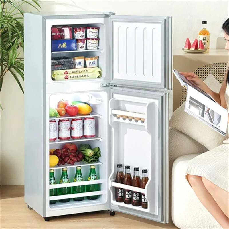 Haushalts-Minikühlschrank für Mieschlafsaal. Erstklassiger, energiesparender Kühlschrank, Bürokühlschrank mit Tiefkühlschrank